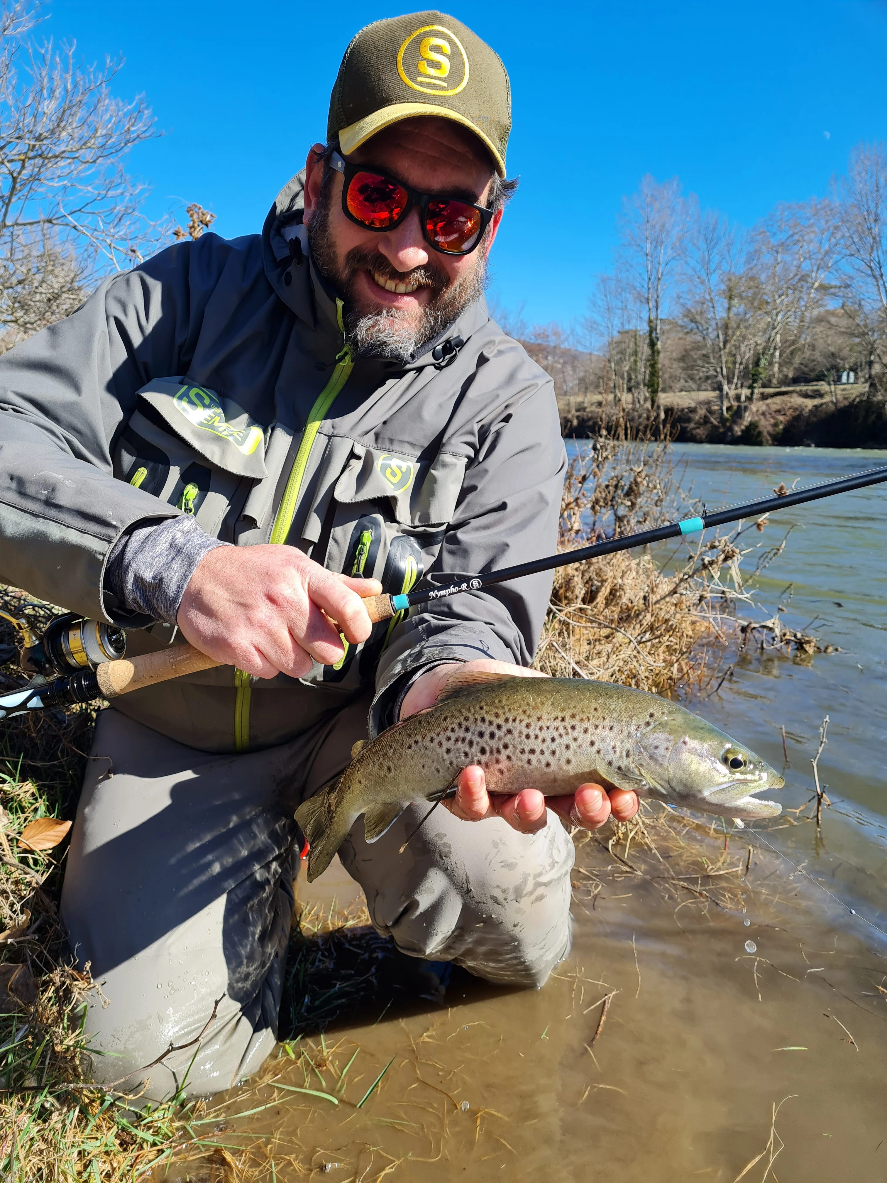 Lit de rivière asséché dans le Gard, été 2023